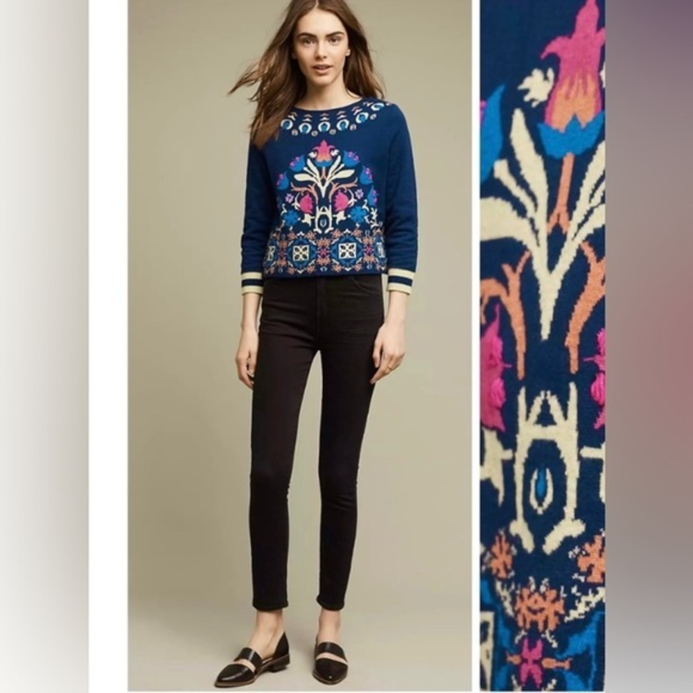 Embroidered‎ Anthropologie top